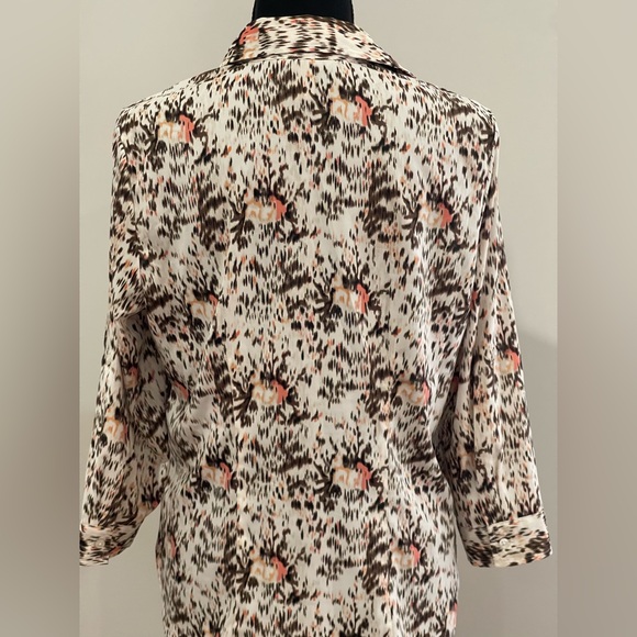 White Stag S Women's Abstract Print Button-Down Shirt 635 - Picture 5 of 8